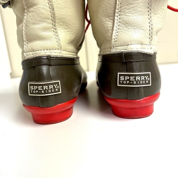 J. Crew Sperry Wool Shearwater Duck snow Boots women’s size 6 - Picture 7 of 12